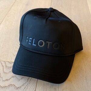 Peloton Black Cap with Red Strap